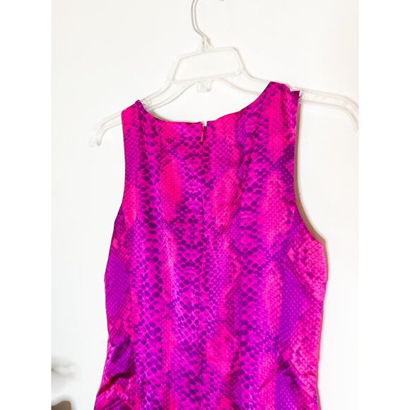 Jay Godfrey Animal Skin Dress Size 8 - Picture 5 of 6